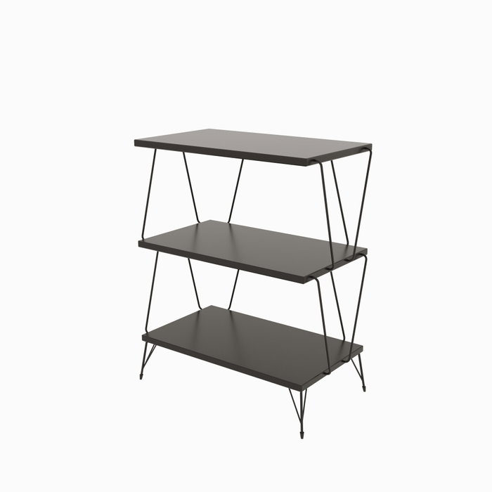 Hanah Home Mesa Lateral Antracita 46x76x30 cm